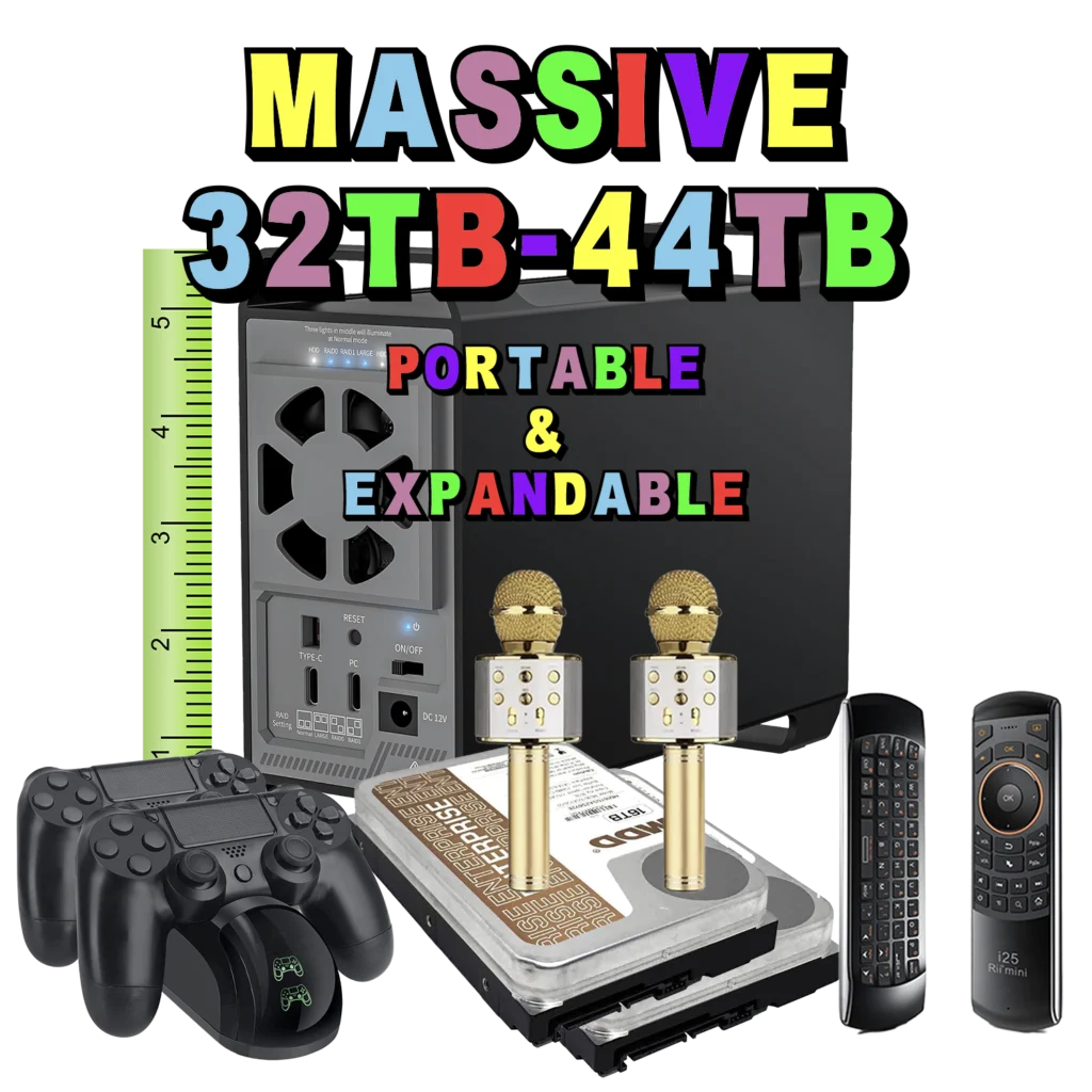 32TB-44TB Complete Home Entertainment Package